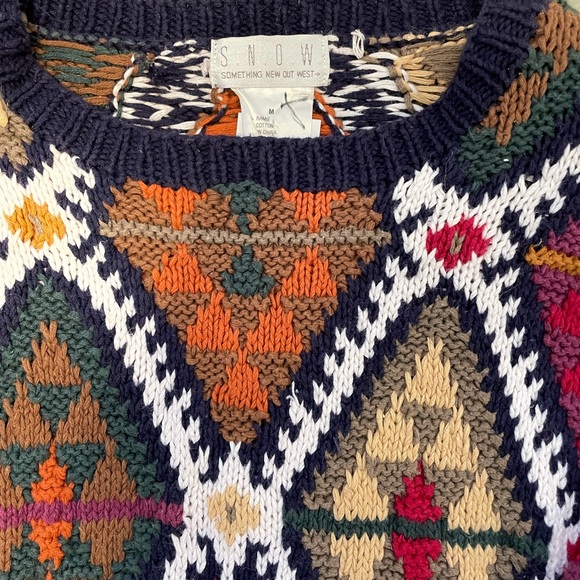 Vintage something new out west knit sweater - Picture 2 of 8